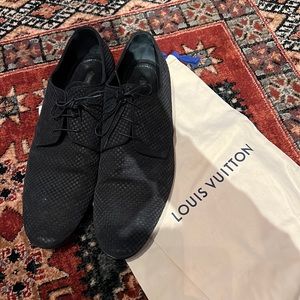 Louis Vuitton Bank Dress Shoes - Super Cool Pattern - Good Condition - Size 10